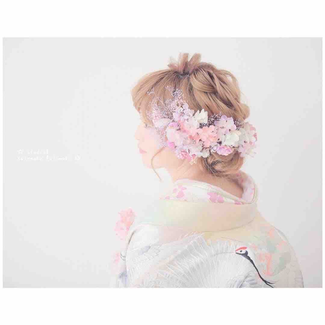 18 09最新和装アイデア ヘアアレンジ 白無垢 リングピローなど 結婚式情報大学