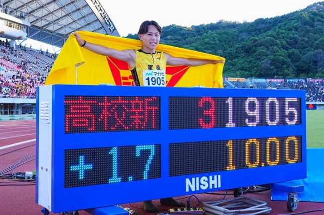 【速報】高2が10秒00とか速すぎて人間やめてるんだがwww