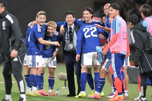 【朗報】森保監督、100試合目を快勝で飾ってて草