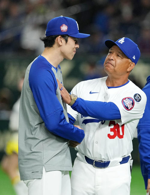 【MLB】ド・ロバーツ軍監督、佐々木朗希に謎マウントとってて草