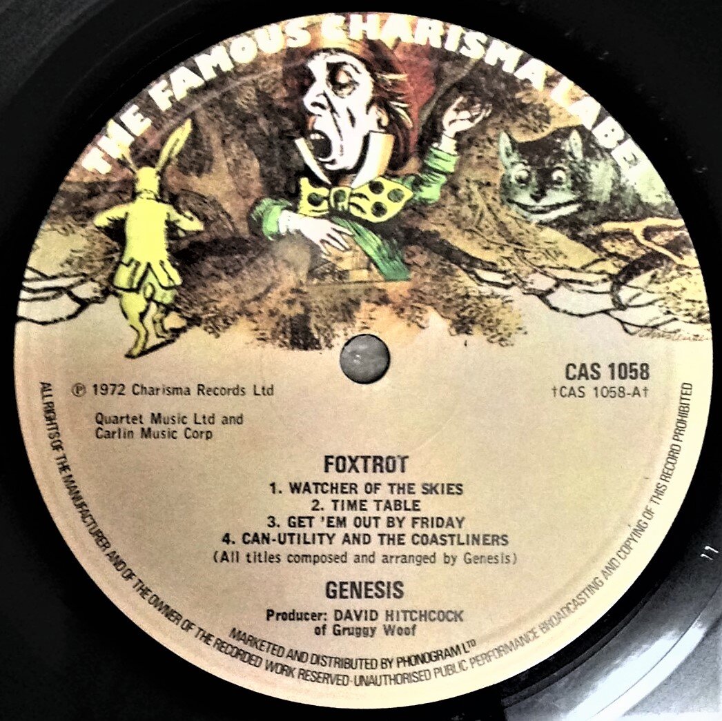 中古レコード入手情報：『Foxtrot』UK再発ヘタレ盤 : 我が人生は