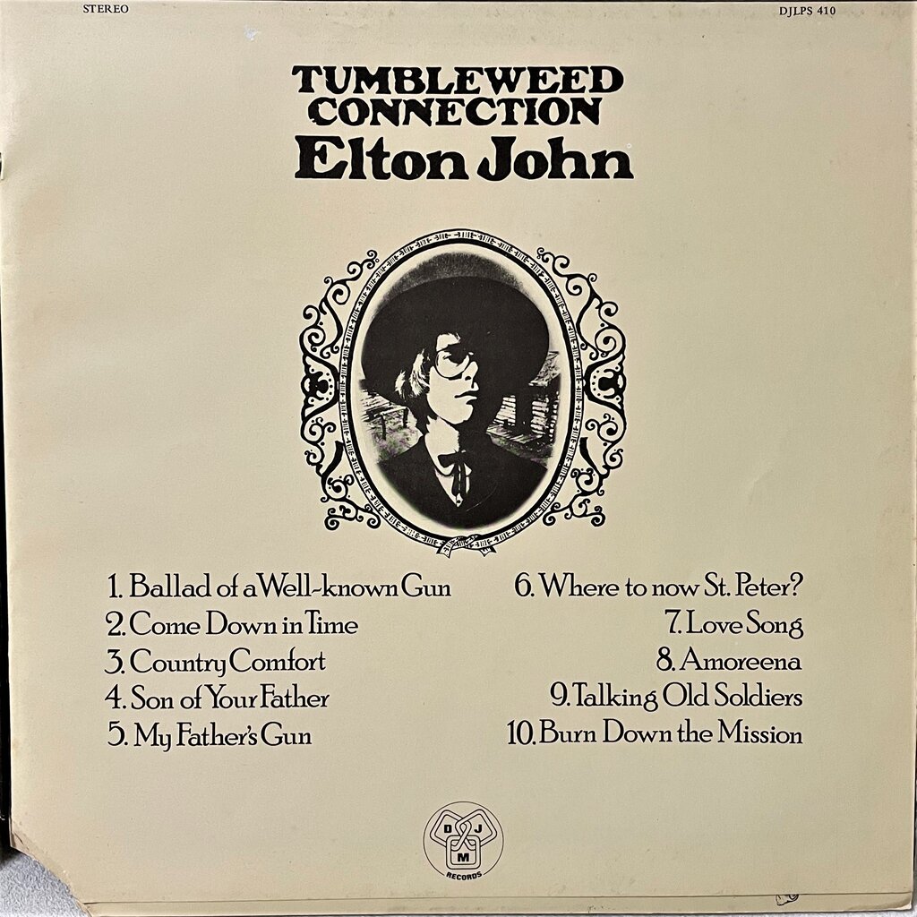 中古レコード入手状況 エルトン ジョン 我が人生は 音楽と共に