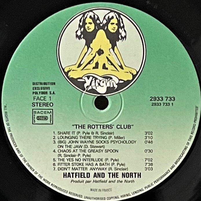 Hatfield and the North LP レコード 2枚セット Hatfield And The North = ハットフィールド・アンド・ザ