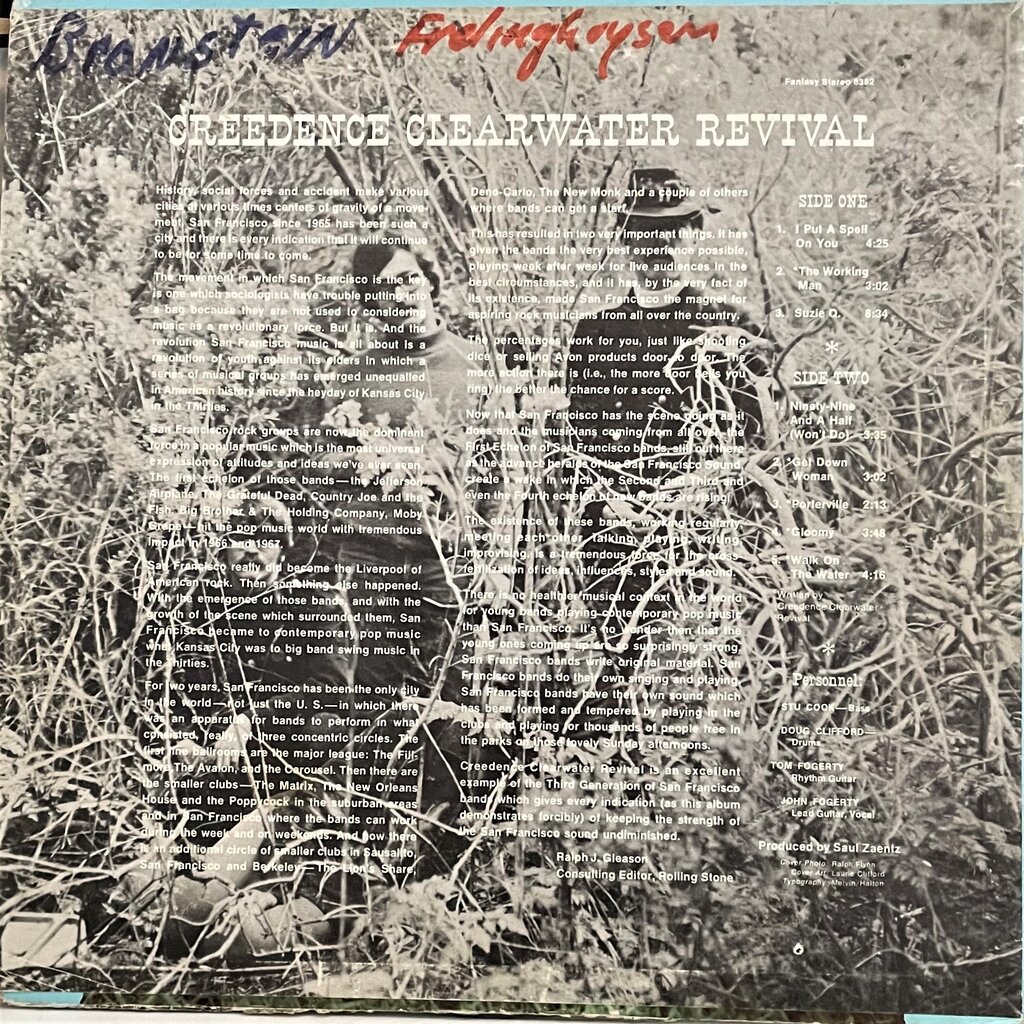 ◾️USオリジナル盤■CREEDENCE CLEARWATER REVIVAL / CREEDENCE CLEARWATER REVIVAL / Same (LP) / Fantasy | WAXPEND