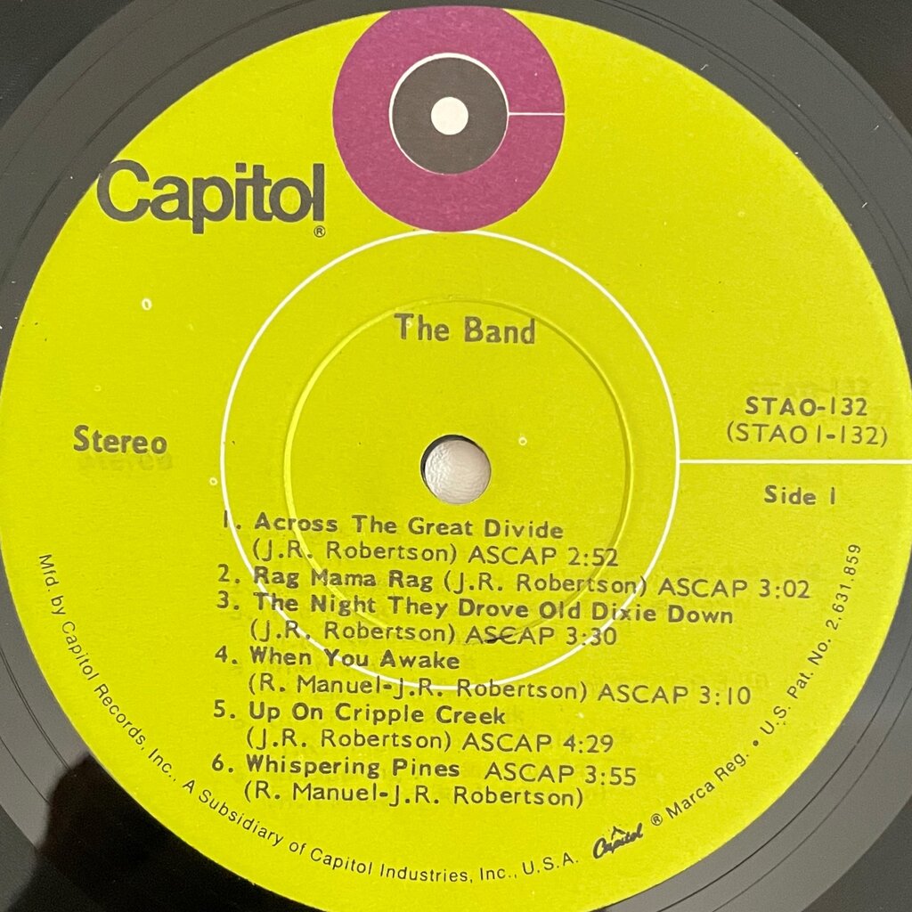 ★ＵＳオリジナル盤★『THE BAND AKA』THE BAND AKA The Band A.K.A. / Men Of The Music(Promo LP) / Bouvier 1983