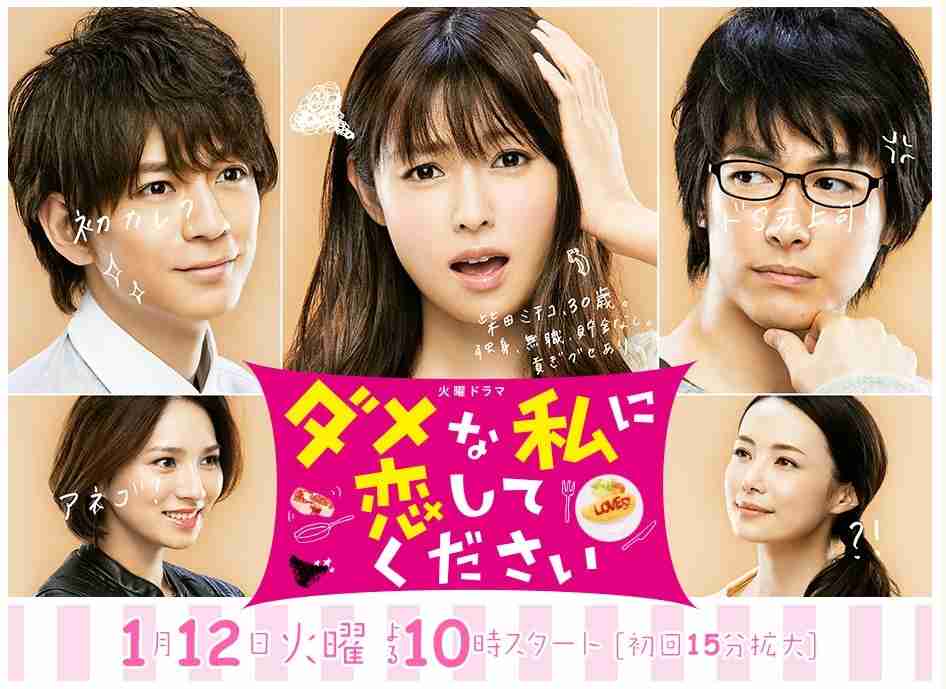ダメな私に恋してください 奇跡のフカキョン33歳 劣化しない数少ない女優であり 元祖カワイイ は進化しまくり 燃えよ 映画論