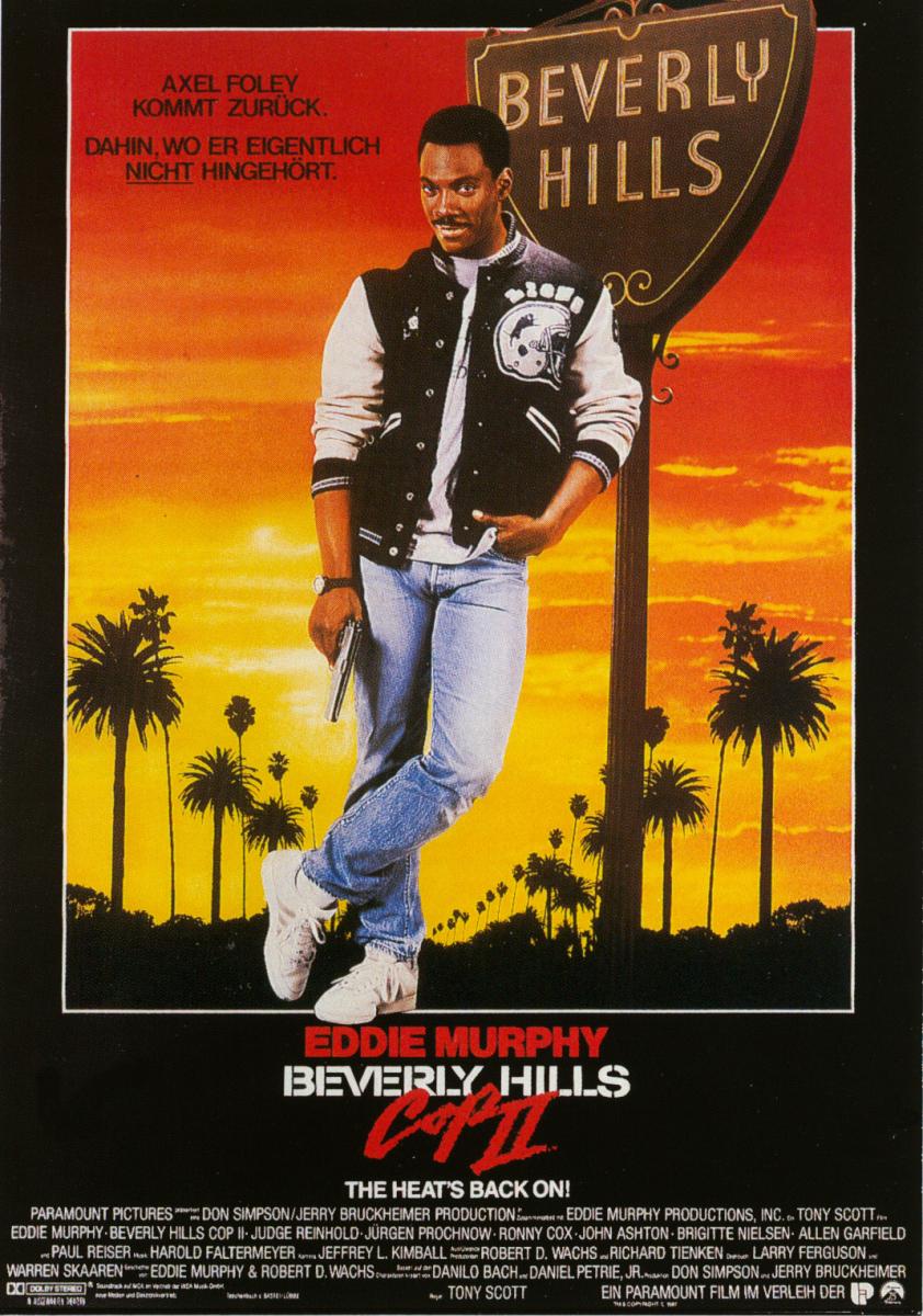 卓越 激レア1984年映画ビバリーヒルズ コップtシャツ XL エディ