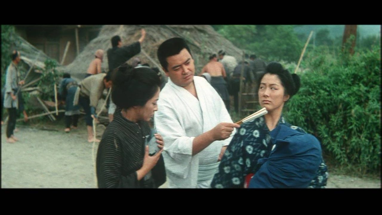 怪談蛇女 完全な蛇女には変化しない 所謂 虐めた地主達だけがそう見える呪い幻覚攻撃で見えただけ な安くて酷い特殊メイクにギャフン 燃えよ 映画論