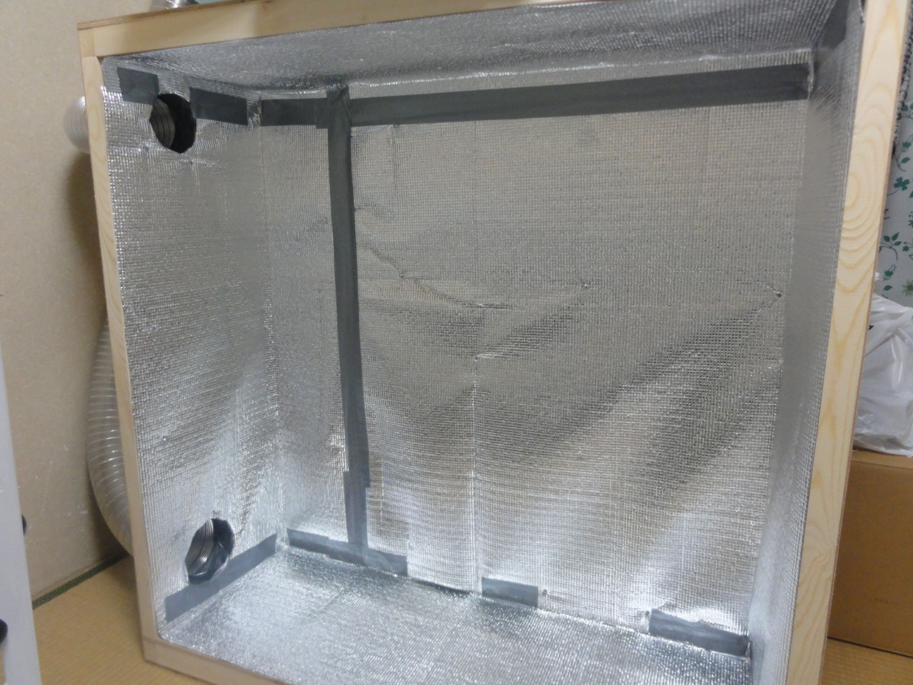 自作冷温室2号の制作 その2 : クワガタ自己満ラボ