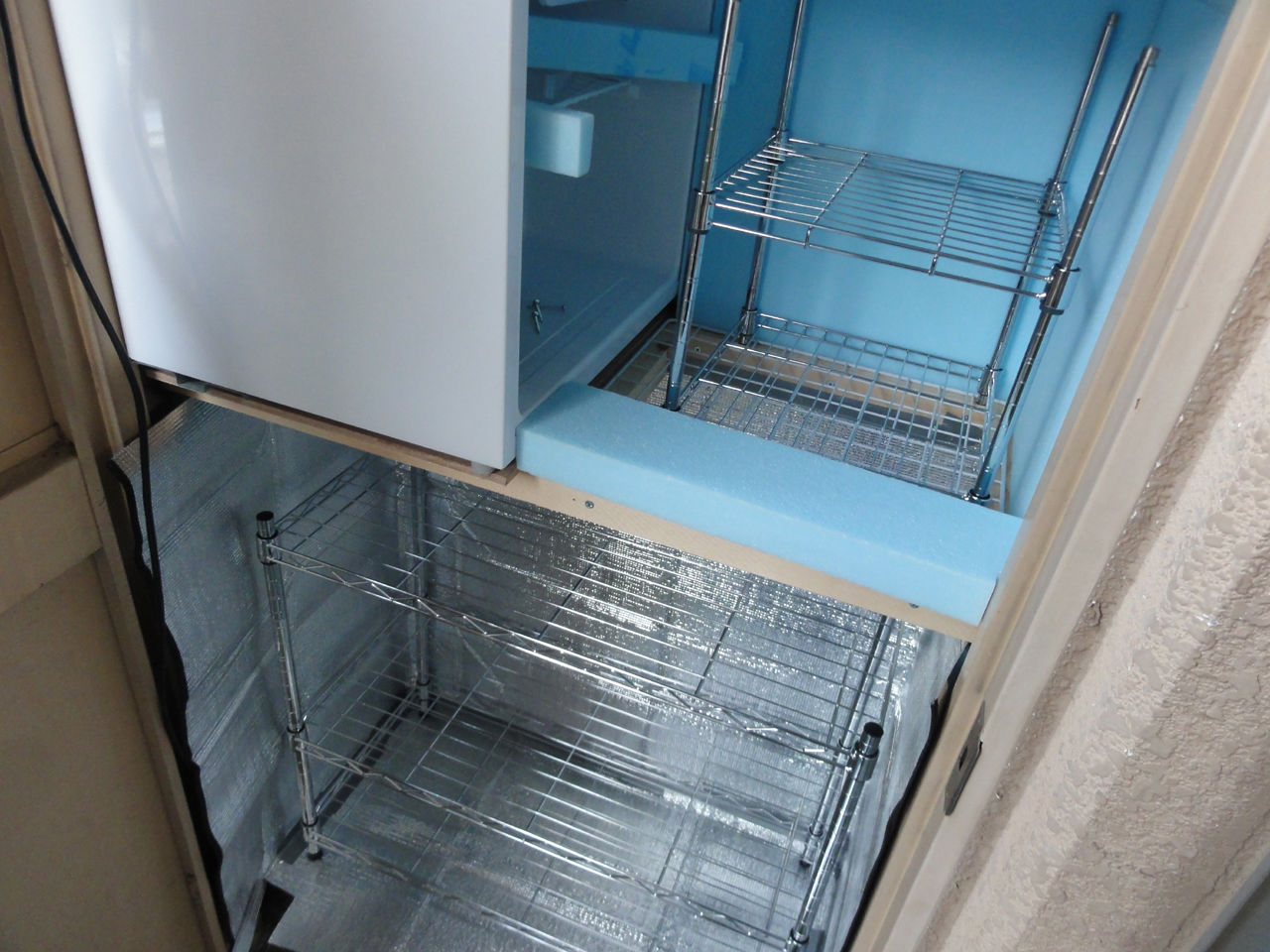 自作冷温室その4 またまた材料調達 制作の続き クワガタ自己満ラボ