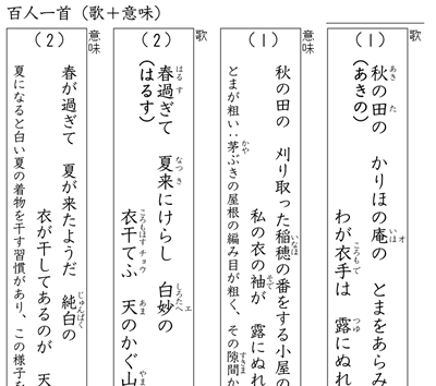 時空先生の漢字マラソンプリント 百人一首 Livedoor Blog ブログ 時空先生の漢字マラソンプリント 百人一首 Livedoor Blog ブログ