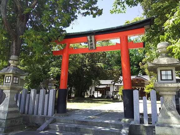 片岡神社 鳥居