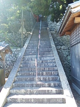 白鬚神社 石段