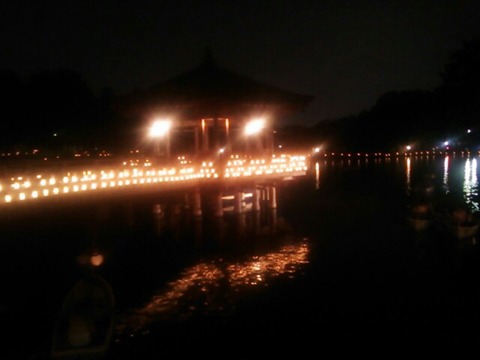 なら燈花会 浮見堂