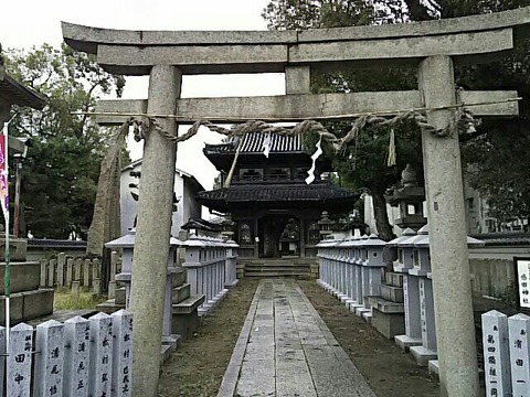 感田神社 鳥居