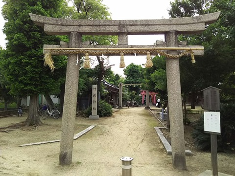 竹渕神社 鳥居
