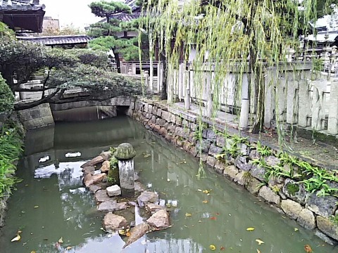 感田神社 環濠跡