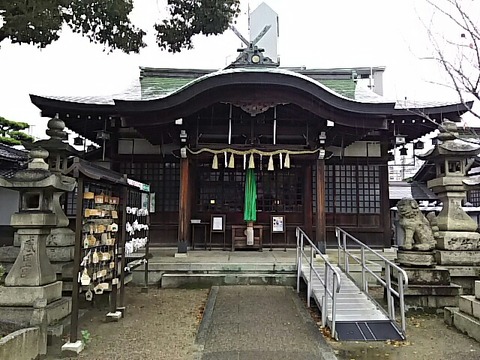 感田神社 拝殿