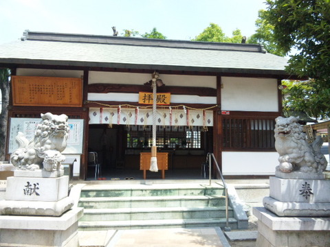 波牟許曽神社 拝殿