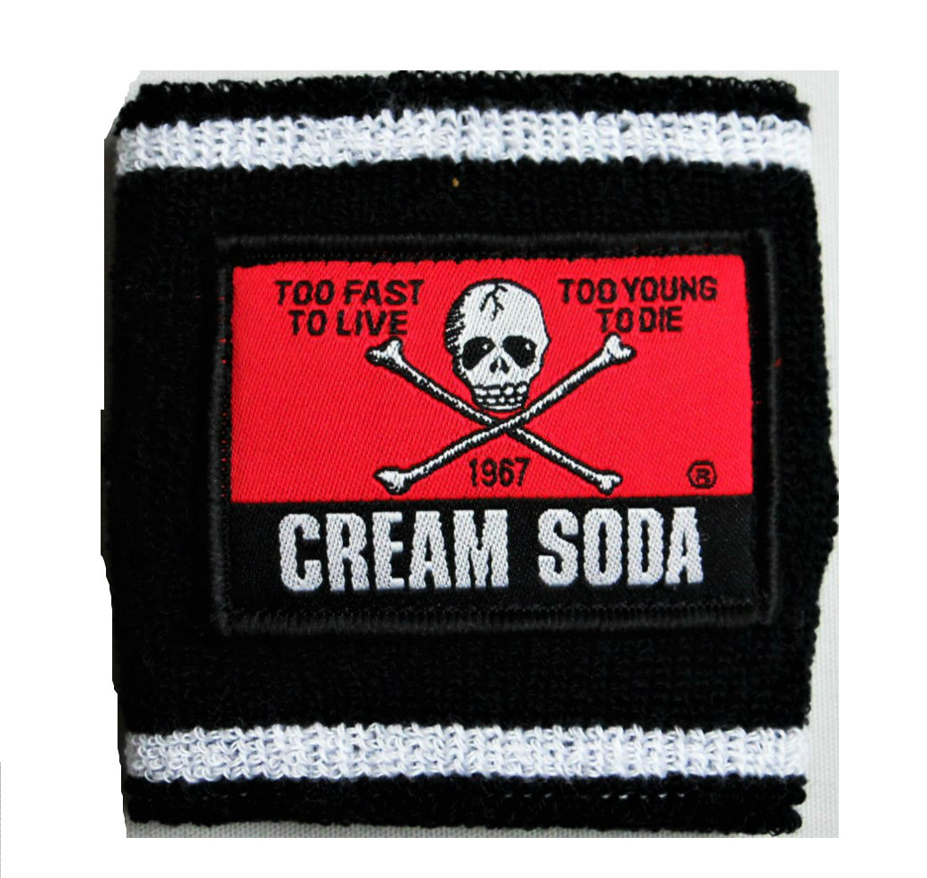 ☆CREAM SODA 角ドクロリストバンド 再入荷してます
