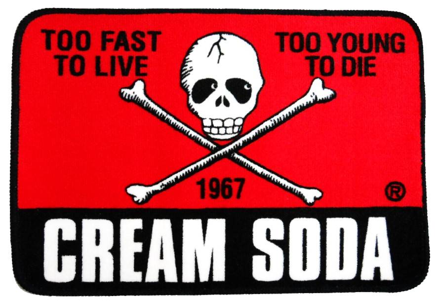 ☆CREAM SODA フロアマット マット 『 TEMMYE 』 と 『 角ドクロ