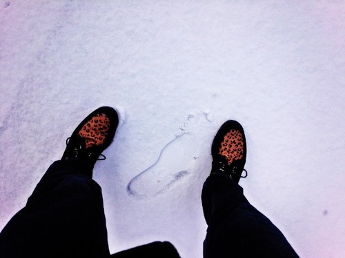 25雪足