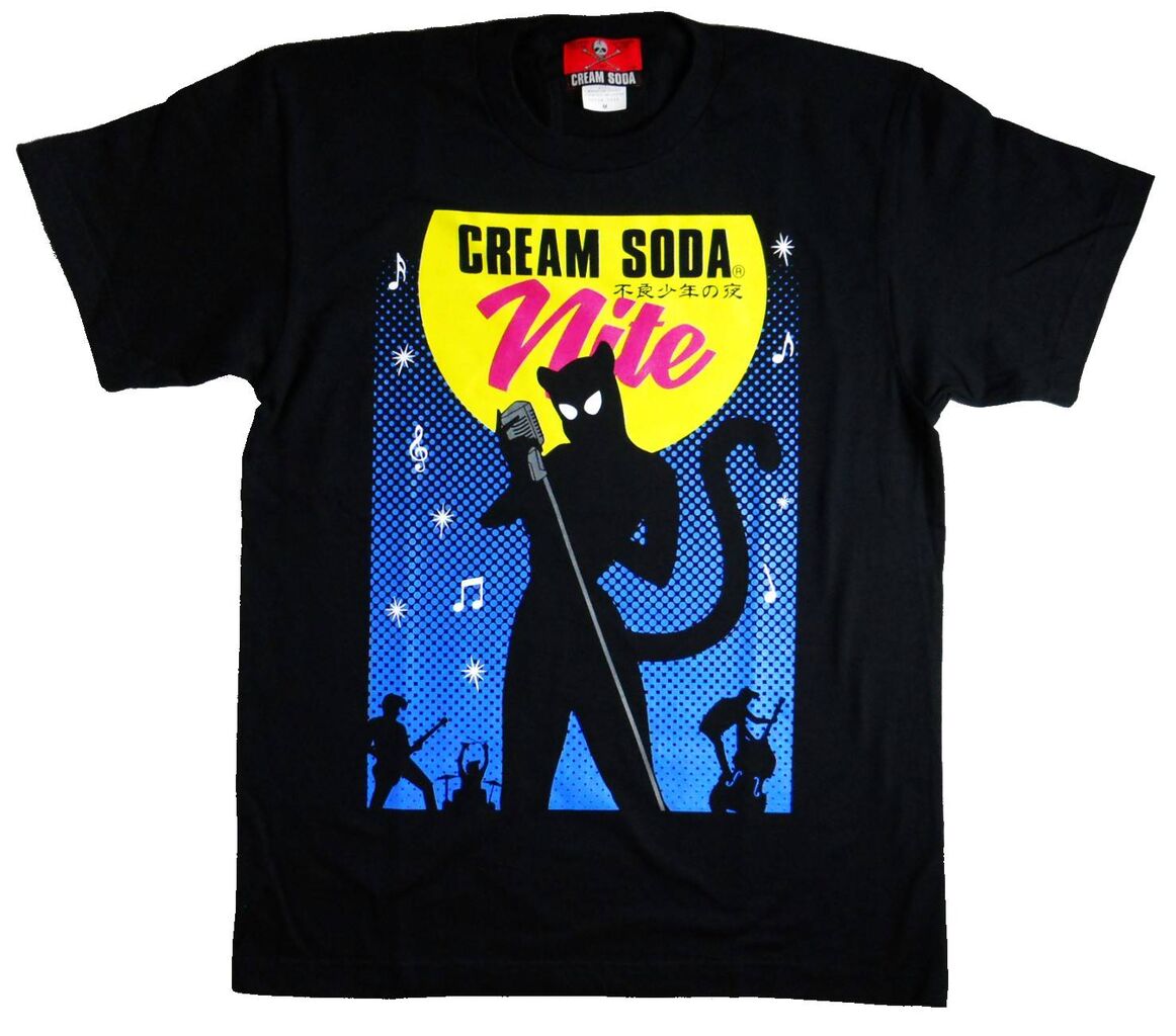 ☆CREAM SODA クリームソーダナイトTシャツ 新登場です
