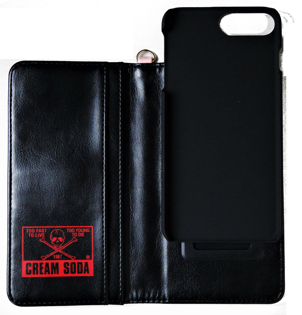 新品★クリームソーダ  手帳型 iPhone６/６ｓ用ケース  ヒョウ柄 ☆CREAM SODA ヒョウ柄手帳型 iPhoneケース 再入荷してます