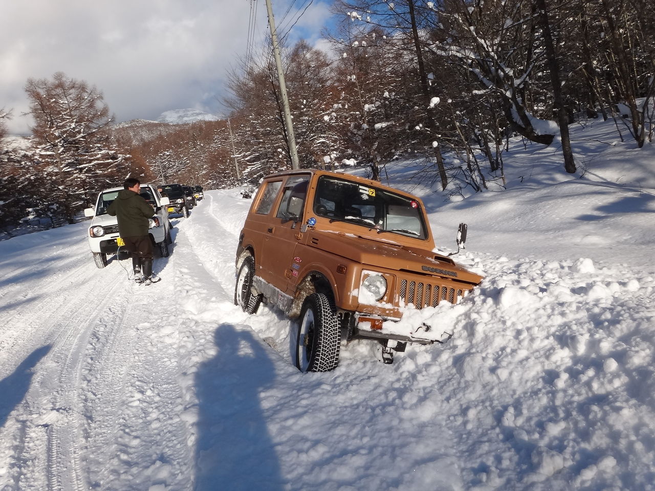 リフトアップジムニー 車検長い 不具合無し 冬用 雪遊びに 