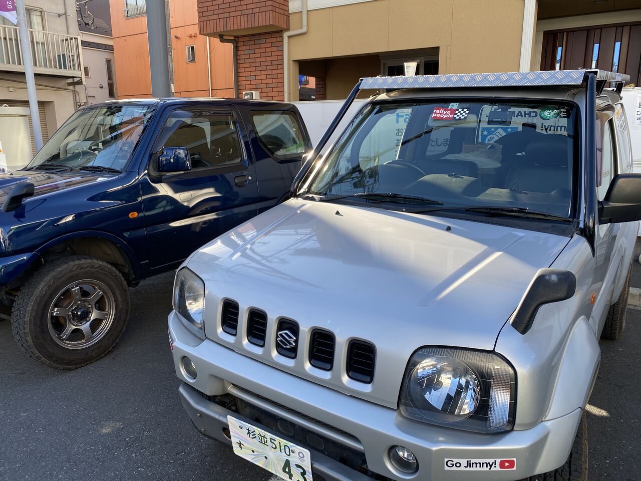 Rallye People ステッカーの貼る位置 ジムニーシエラ Jb43日記 Rallye People ステッカーの貼る位置 ジムニーシエラ Jb43日記