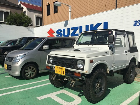 ジムニー JA11V（ジャンク扱い、車検ほぼ満タン） 30年落ちジムニー