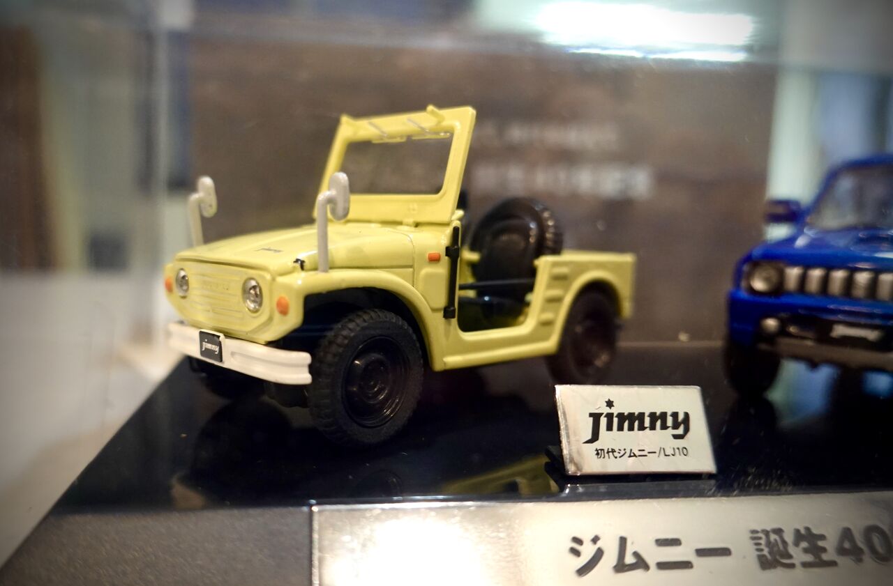 ジムニー誕生40年記念品のスズキからもらえたジムニーのミニカー