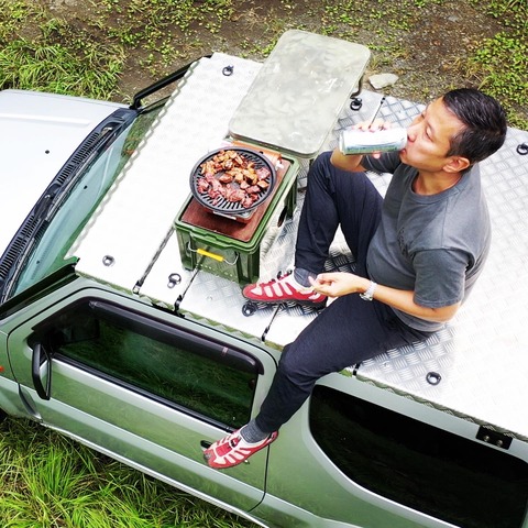 ジムニーで焼肉