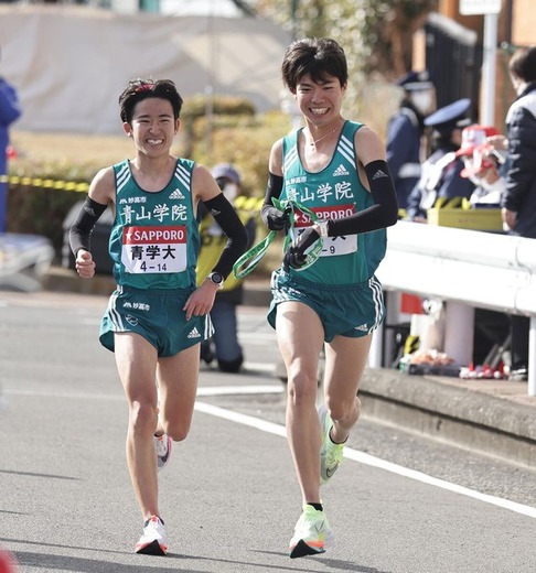 箱根駅伝 9区 青学 中村唯翔が 篠藤超え 区間新 國學 平林も快走で5位浮上 マラソン速報
