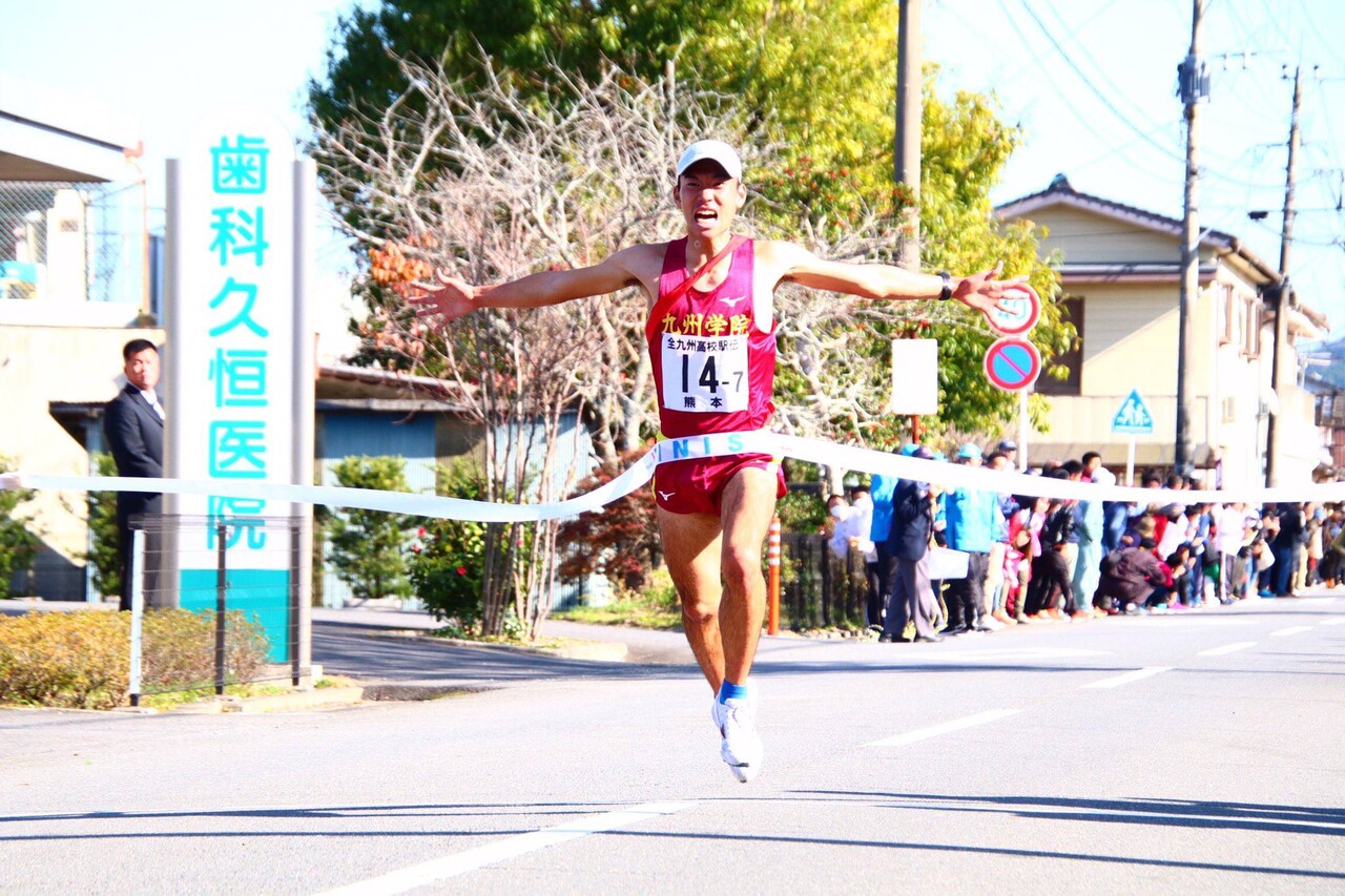 九州高校駅伝 九州学院が連覇 先頭の小林 宮崎 6区でまさかの途中棄権 マラソン速報