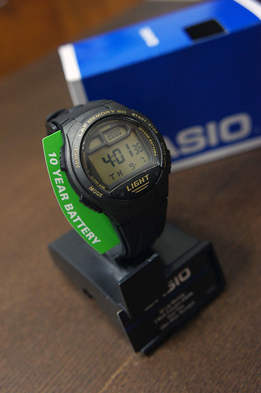 安くて頑丈な腕時計ならコレだな Casio スポーツギア W 734 地潜の日記