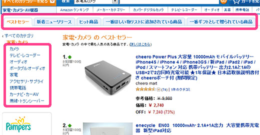 Amazon�ǥ�󥭥󥰾����ʤ����
