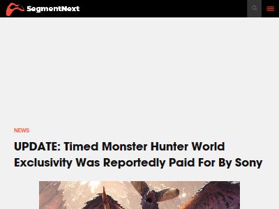 ソニー モンハンワールド の時限独占のために金を支払い クロスプレイやクロスセーブも不可になったと報じられる オレ的ゲーム速報 刃 ソニー モンハンワールド の時限独占のために金を支払い クロスプレイやクロスセーブも不可になったと報じられる オレ的ゲーム速報 刃