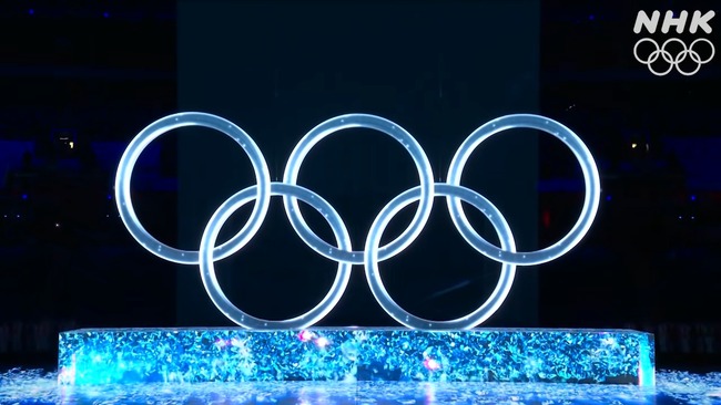 北京オリンピック　開幕　北京五輪　冬季　オミクロン株　東京五輪　開会式　比較　プロジェクトマッピング　新型コロナウイルスに関連した画像-11