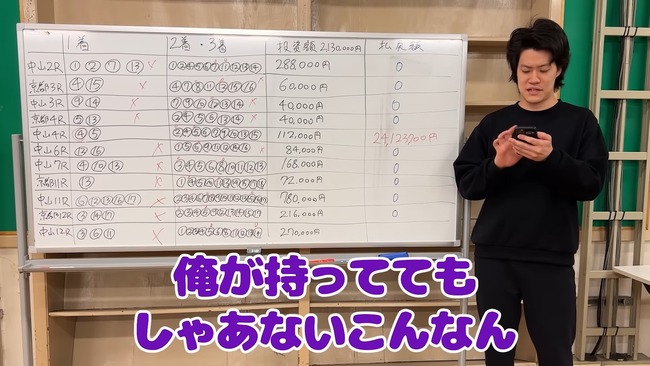 霜降り明星 粗品 競馬 2400万円 的中 能登半島地震 全額 寄付に関連した画像-05