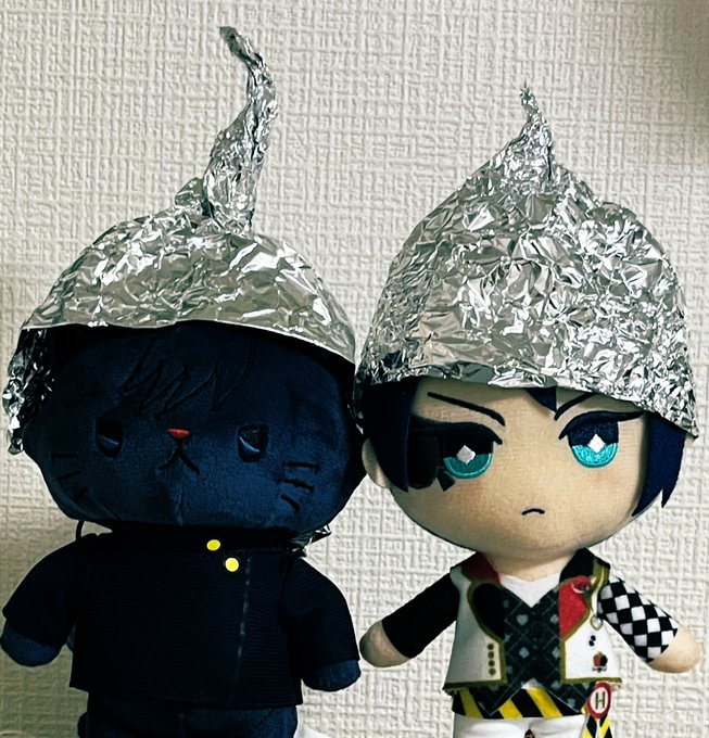 ぬいぐるみ ヘッドドレス フリフリ オタク アルミホイルに関連した画像-02