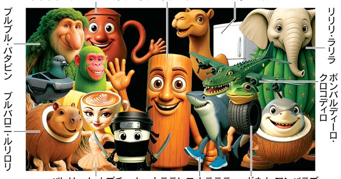 イタリアンブレインロット　生成AI　人工知能　脳　コンテンツ　に関連した画像-01