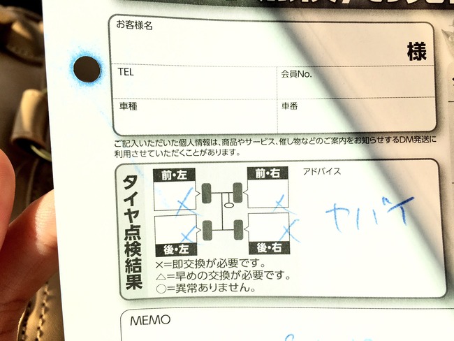 ガソリンスタンド タイヤ 点検 アドバイスに関連した画像-02