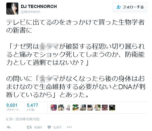 なぜ男は 股間 を思い切り蹴られると痛みでショック死するのか に対する生物学者の回答が衝撃的すぎる オレ的ゲーム速報 刃