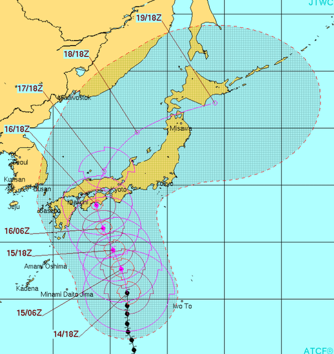 台風 天気予報に関連した画像-04