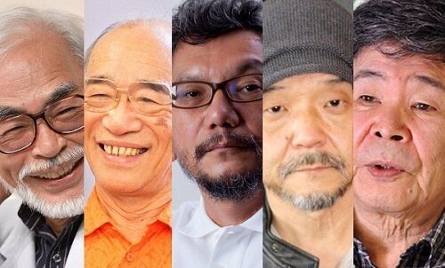 富野由悠季 庵野秀明 宮崎駿 高畑勲 押井守 50〜60歳 作品一覧に関連した画像-01