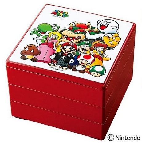 スーパーマリオ おせち コラボ 正月 高島屋 デパート 重箱 カードに関連した画像-01