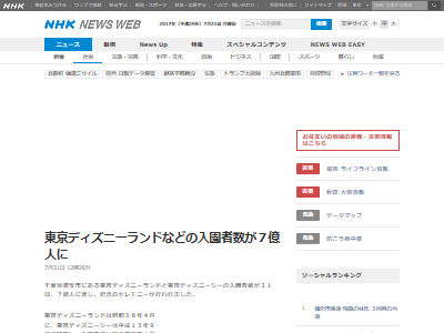 祝 東京ディズニーランド ディズニーシーの来場者数が 7億人 に到達 7億人目の女性に4年間の無料入場券が オレ的ゲーム速報 刃