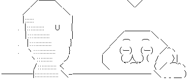 やる夫&やらない夫 やる夫頬杖 フキダシ