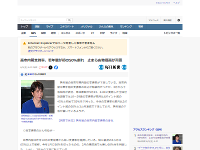 自民党 高市 首相 総理大臣 与党 政権 支持率 若者に関連した画像-02
